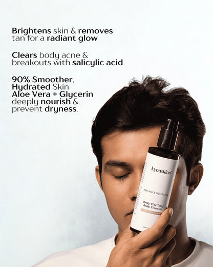 Glycolic Acid And Kojic Acid Body Wash For Dull & Acne-Prone Skin