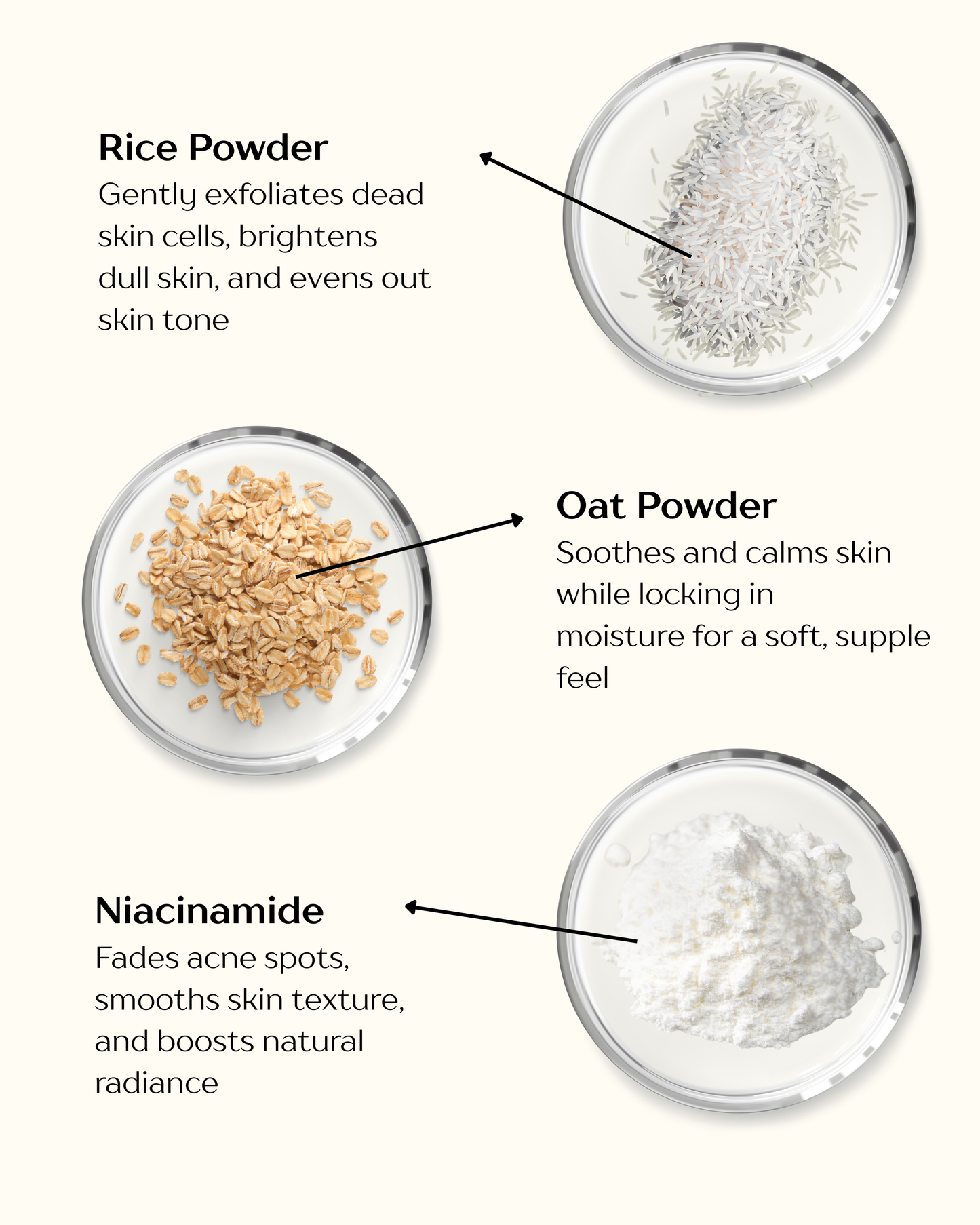 Derma Grain Powder Face Wash for bright and clear skin