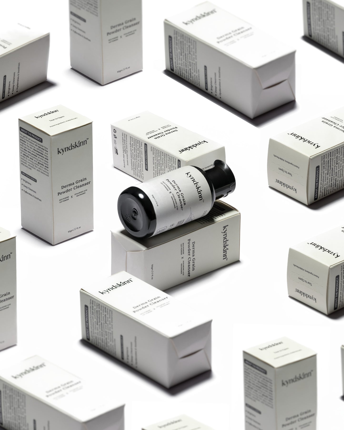 Derma Grain Powder Face Wash for bright and clear skin