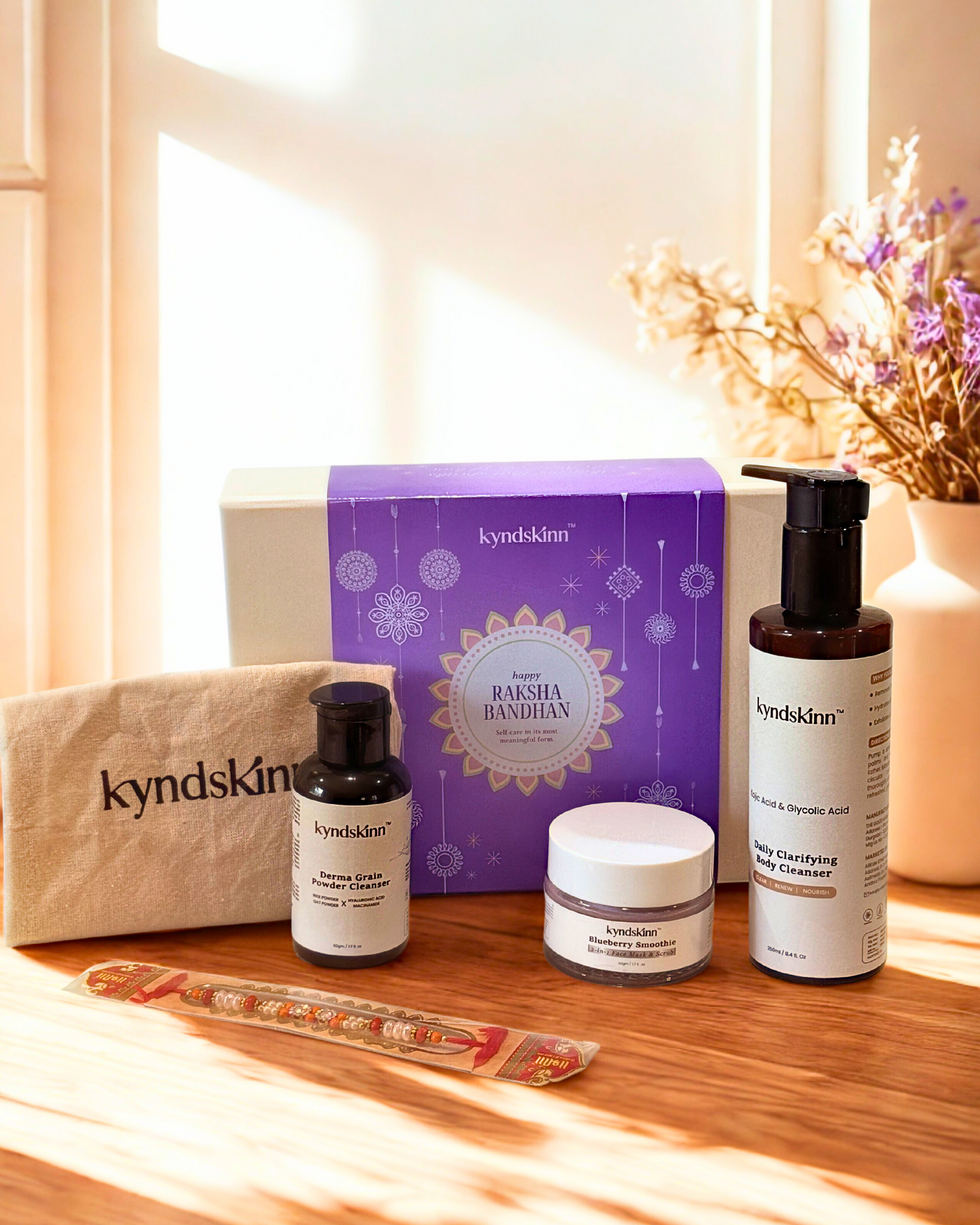 Rakhi Glow Gift Box | Skincare Hamper for Sister & Brother